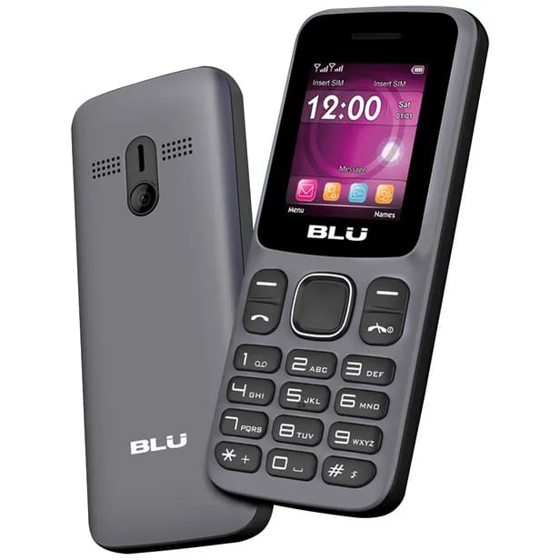 CELULAR BLU Z4 Z194 1 8  BLACK GRAY